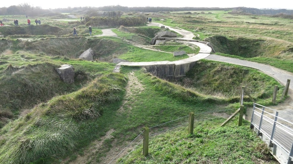 Pointe du Hoc on a d day tour of normandy