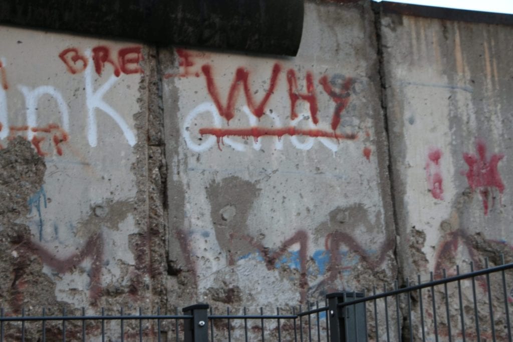 Berlin Wall outside the Topography of Terror