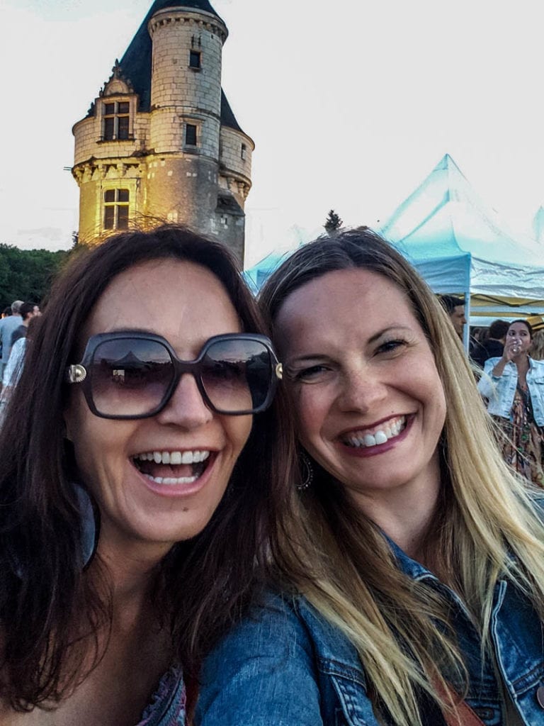 Two women in the Loire Valley of France