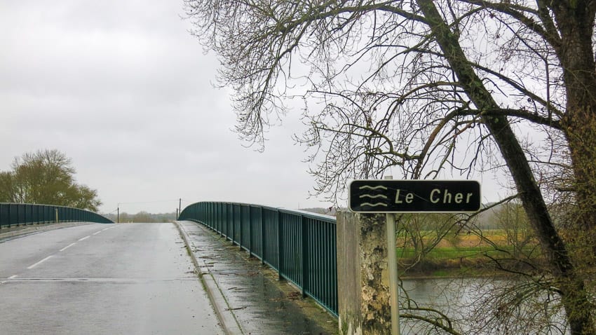 The Cher River was the demarcation line in WWII France. It cut the Loire Valley in two.