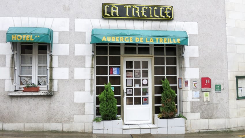 The former Cafe de l'Union in Saint-Martin-le-Beau