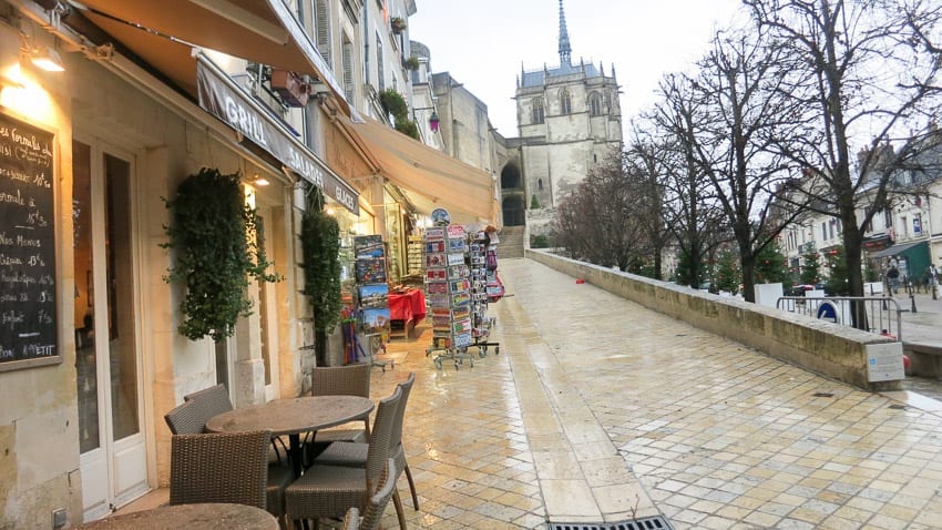 Château d'Amboise on a rainy day