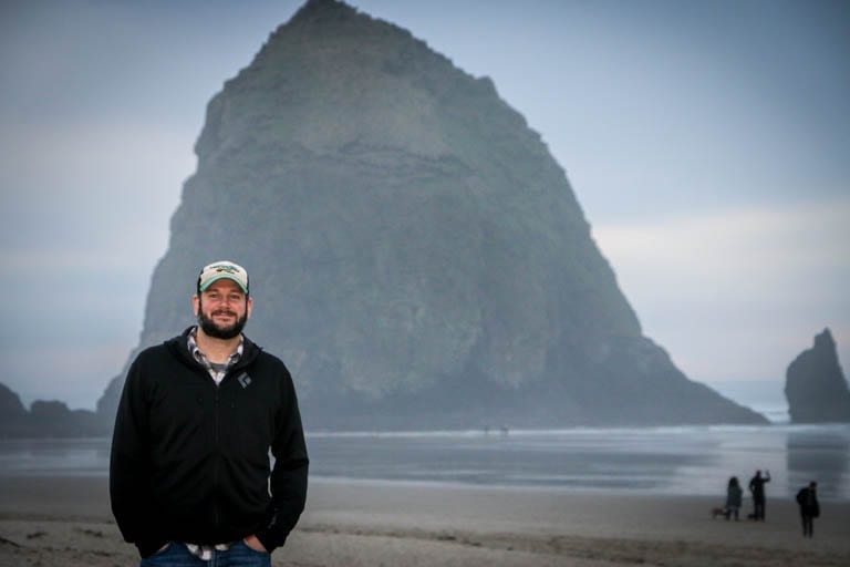 Haystack Rock in Cannon Beach Oregon