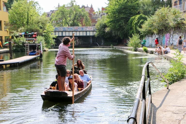 A gondola on Regent's Canal