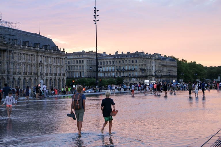 Miroir d'eau, Bordeaux, France