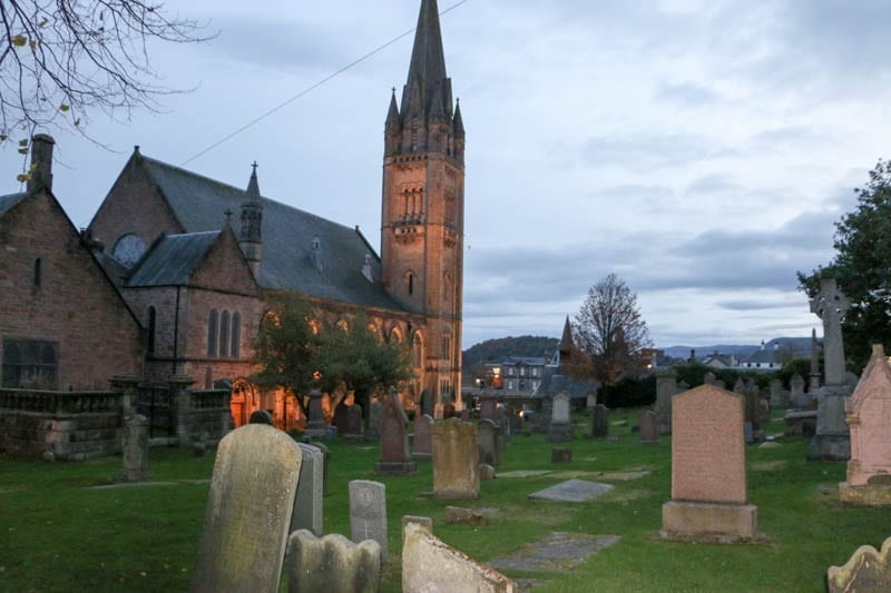 Old High Church in Inverness is a must-visit on this Outlander tour of Scotland