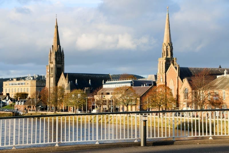 Inverness in the Scottish Highlands