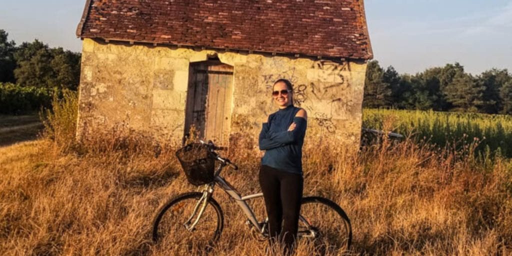I learned how to ride a bike in France after my partner died. He taught me how to live.