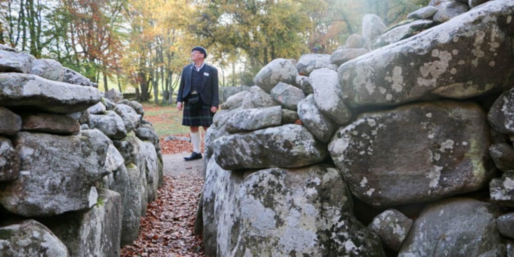 The stone circles on an Outlander tour in scotland
