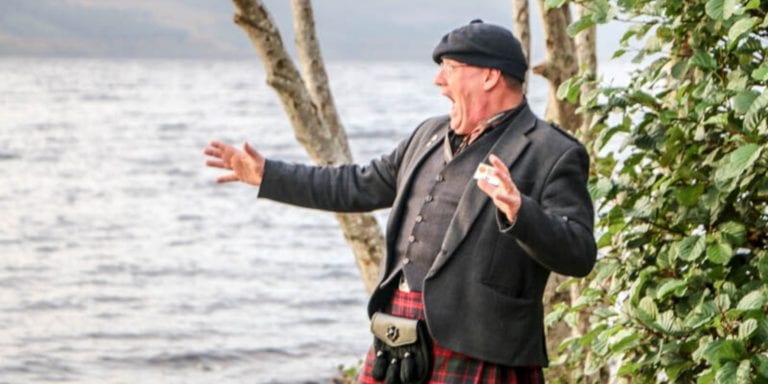 My tour guide in the Scottish Highlands. This tour was a case study in traveling deeper!