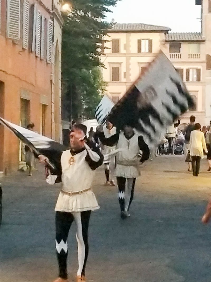 Contrada celebration in Siena