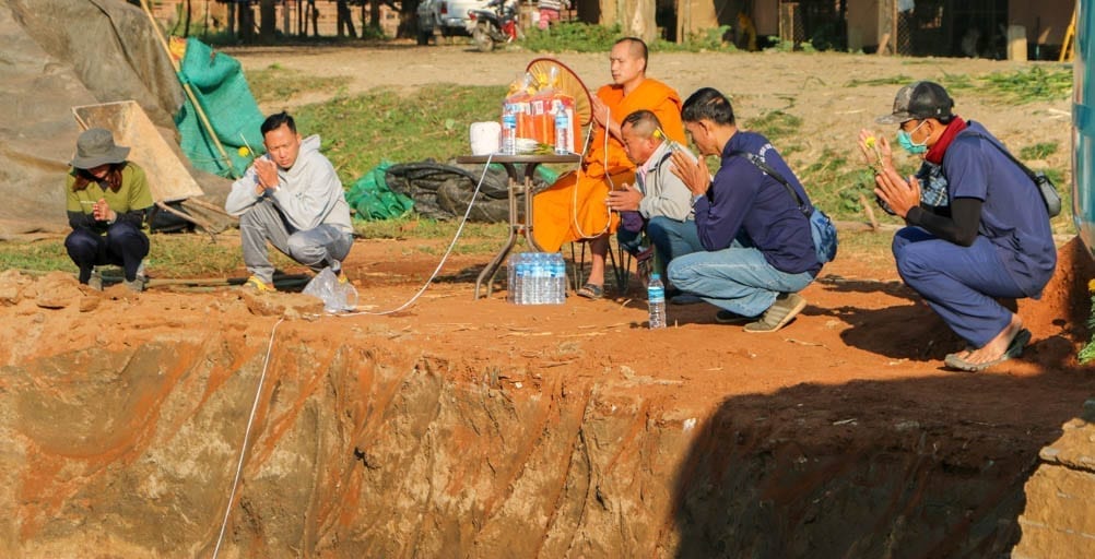 A Buddhist ceremony for an elephant  who died at the best elephant sanctuary in Thailand