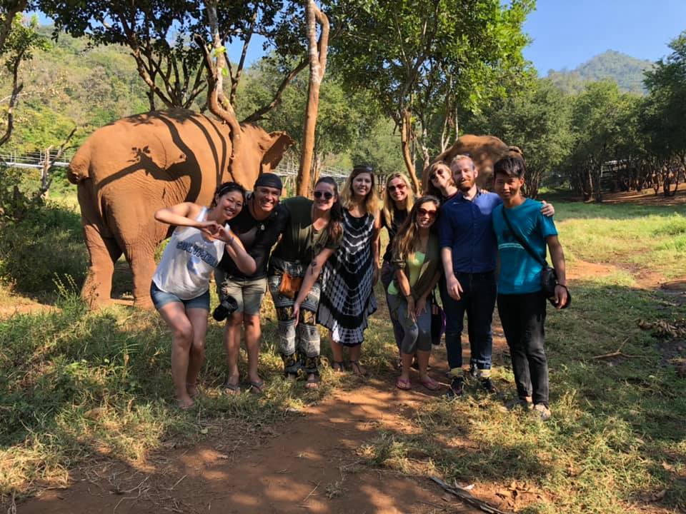 Our group now knows how to visit elephants in Thailand responsibly! 