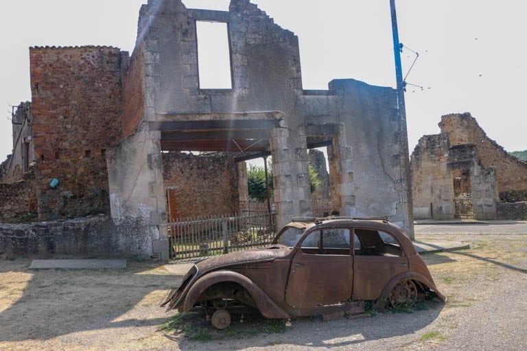 Oradour-sur-glane in France is an example of dark history that allows us to travel deeper.