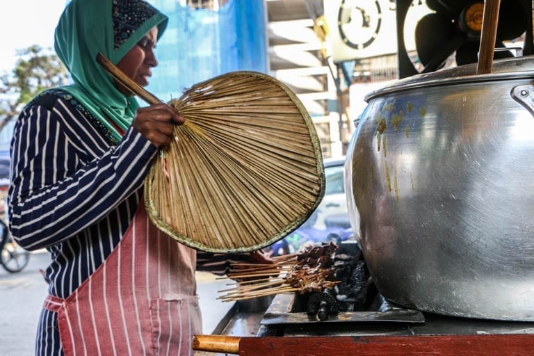 Satay is a famous malay street food that must be consumed on a perfect day kuala lumpur itinerary!