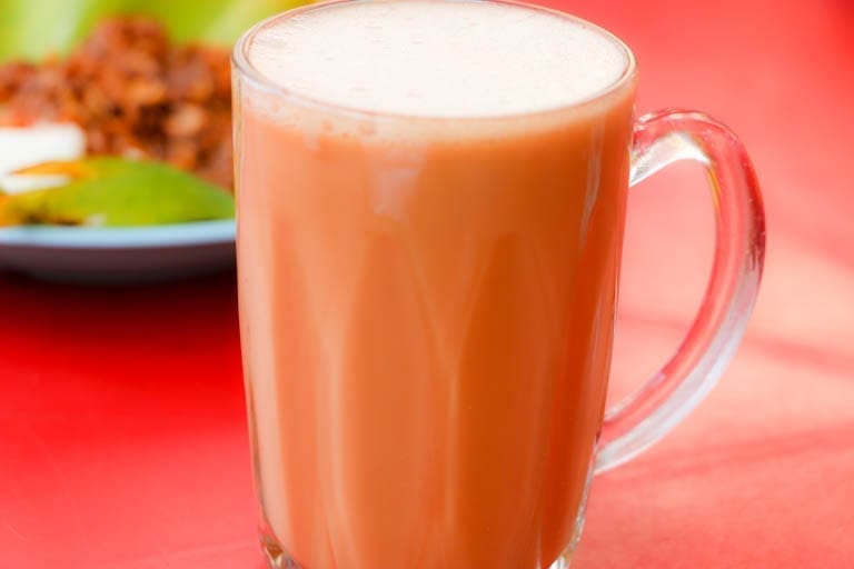 Teh tarik is a drink found at Kuala Lumpur street food stands