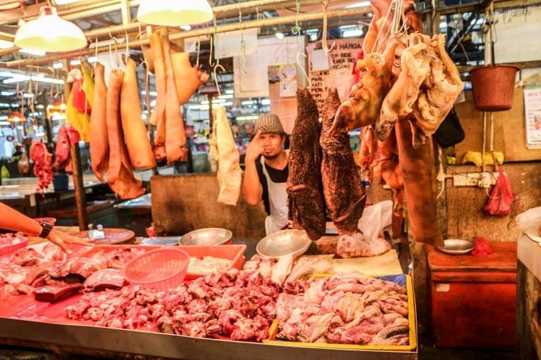 Kampung Baru Meat Market is a must-stop on a Malaysian Street Food Tour in Kuala Lumpur.