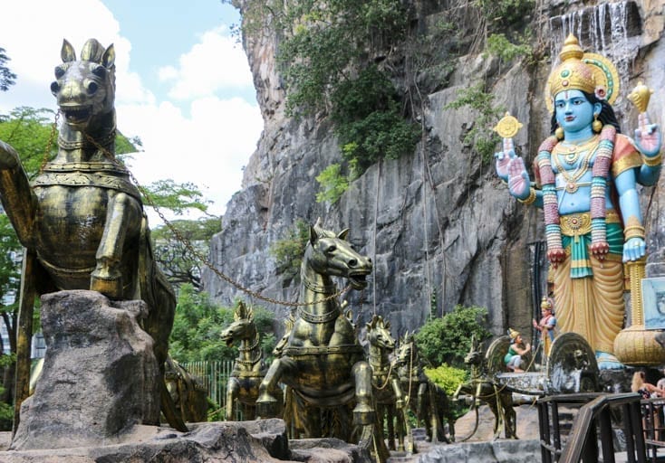 Ramayana Cave is part of the Batu Cave system and part of your perfect day Kuala Lumpur itinerary 