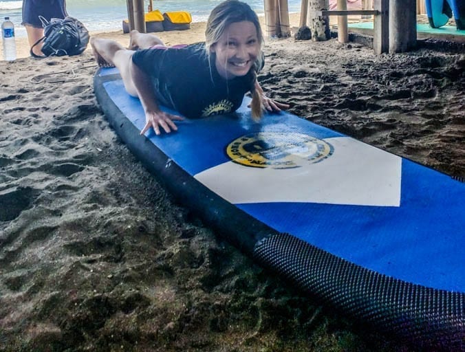 Surf lessons in Canggu