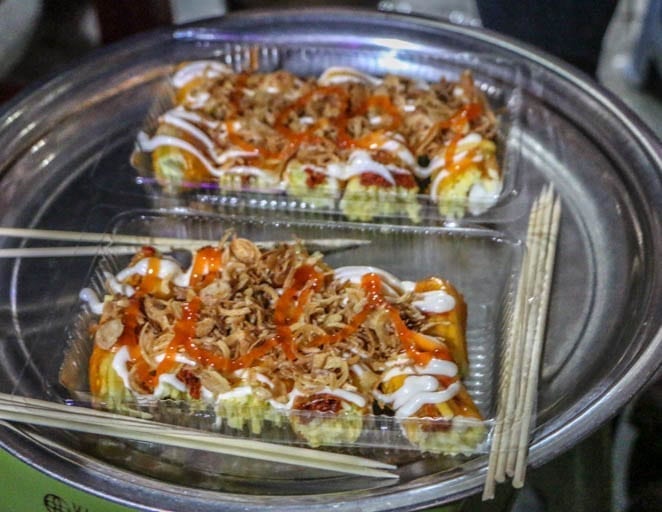 Rice Paper Rolls on a Hanoi food tour