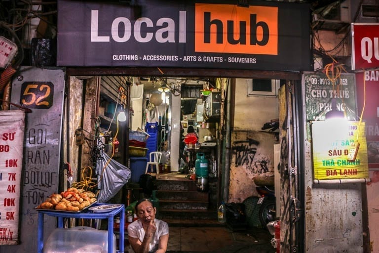 A hidden restaurant on a Hanoi food tour