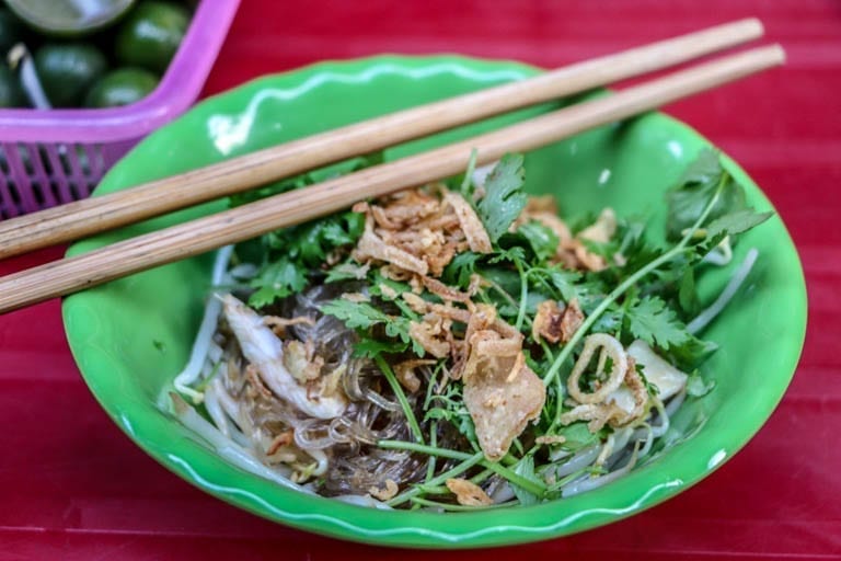 Glass Noodles on a Hanoi food tour