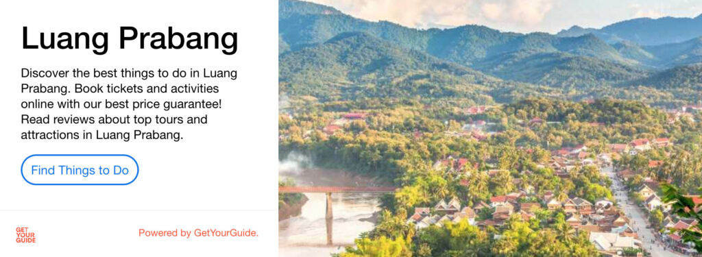 Luang Prabang advert from GetYourGuide