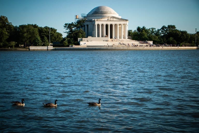 Thomas Jefferson Memorial where I spent a one-year death anniversary