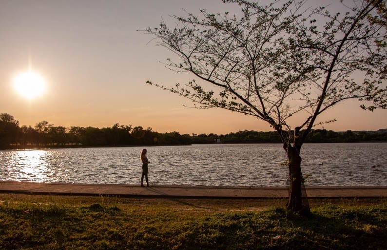 Sunset in Washington, DC