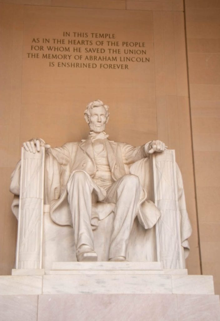 Lincoln Memorial where I spent a one-year death anniversary