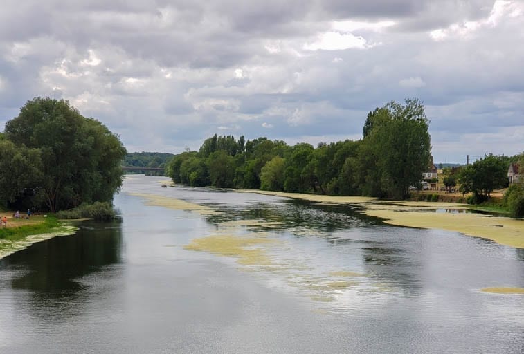 The River Cher in the Loire Valley