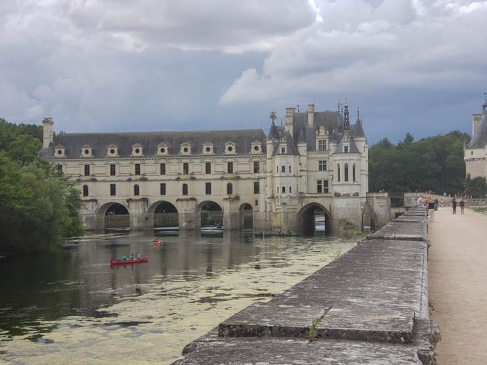 Chateau Chenonceau near Saint-Martin-le-Beau in the Loire Valley