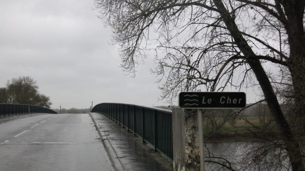 The River Cher- a demarcation line.