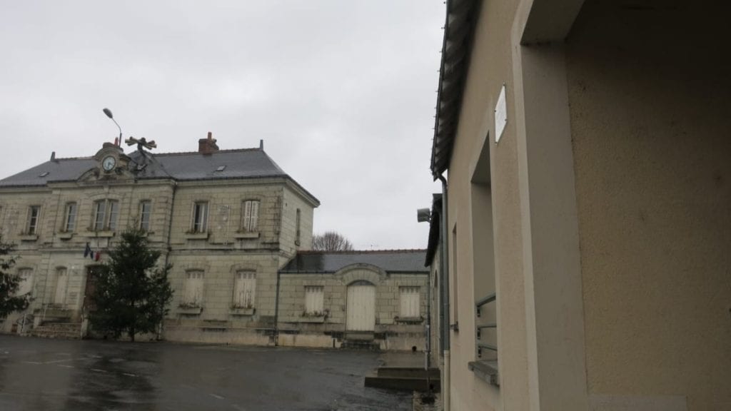 Saint-Martin-le-Beau's city hall in the Loire Valley