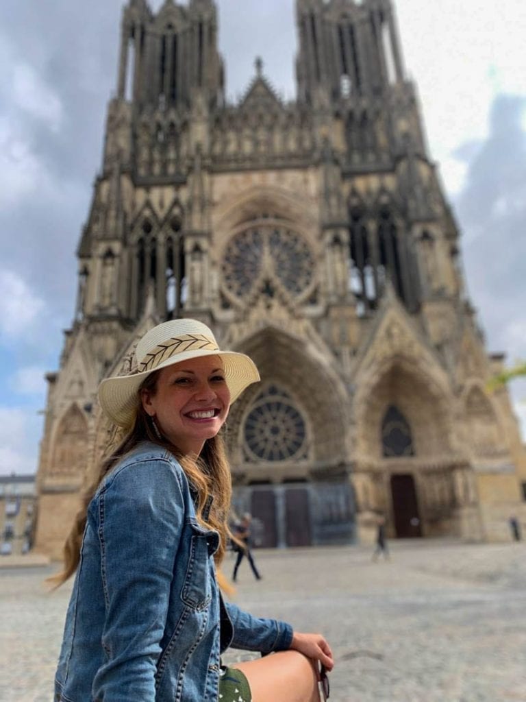 Cathédrale Notre-Dame de Reims the first stop in a perfect day trip to Reims.