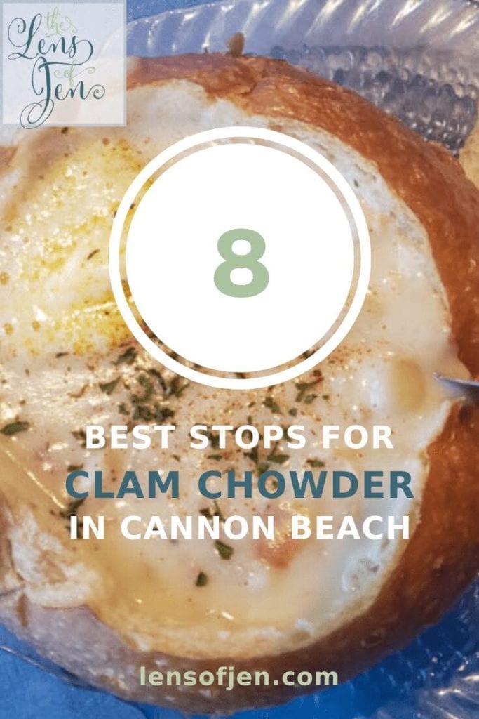 Cannon Beach, Oregon clam chowder