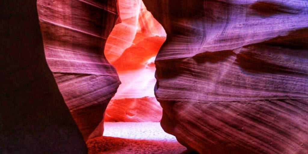 The rewarding view for visiting Antelope Canyon