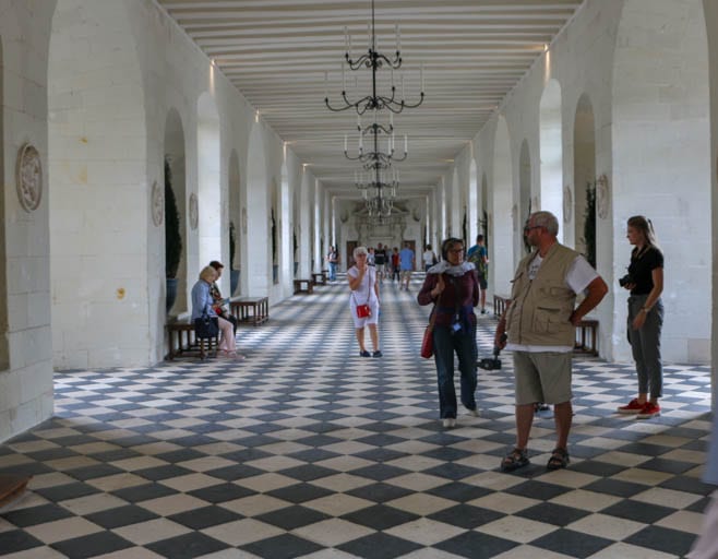 The grand gallery of Château de Chenonceau