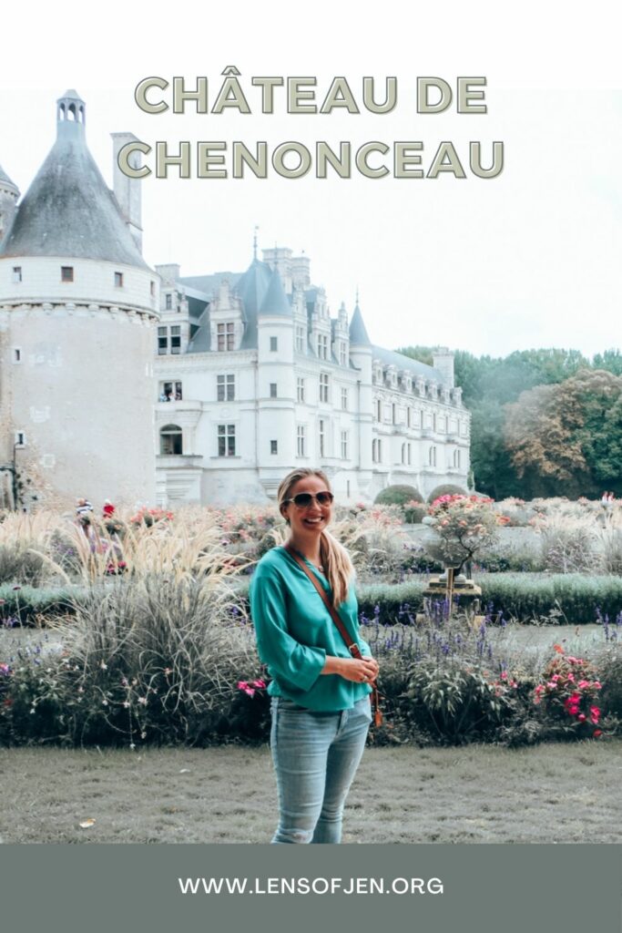 Pin for Pinterest of Château de Chenonceau