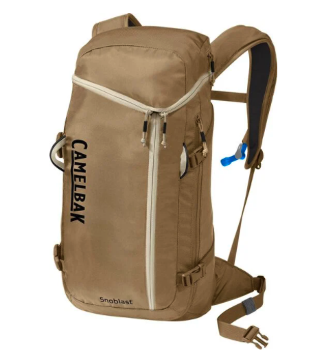 CamelBak Hydration Pack carries two liters of water. Good for traveling without plastic water bottles