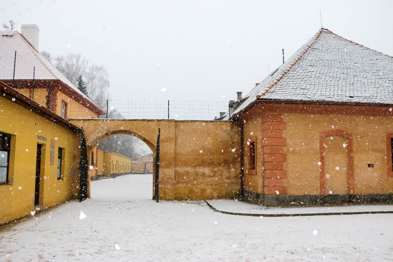 Terezin just outside of Prague. This is the concentration camp where much of the citizens of Prague's Jewish Quarter were sent during WWII.