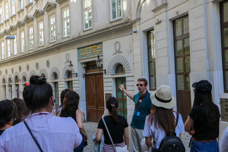 the Stadttempel - the only synagogue of Vienna that survived WWII