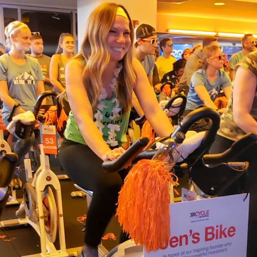 Cycle for Survival Founders bike