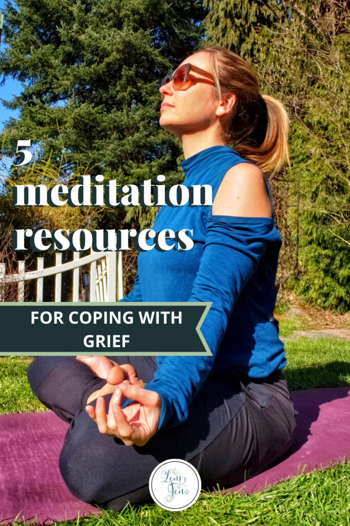 meditation resources for grief pin for pinterest