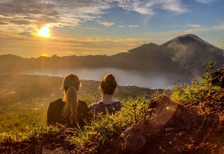 Sunrise at Mount Batur in Bali