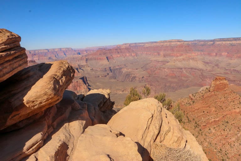 Hiking the south Kaibab Trail to Skeleton Point