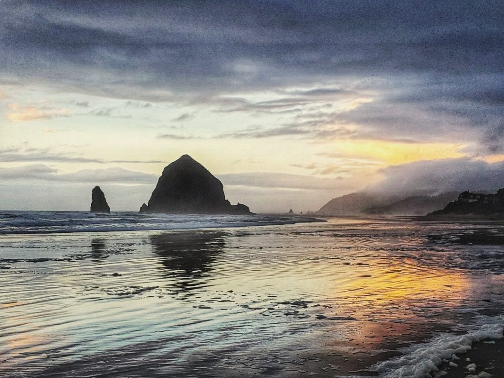 Haystack Rock in Cannon Beach