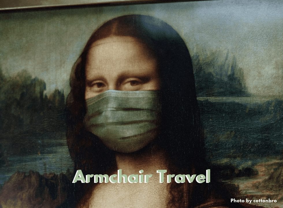 Mona Lisa with Mask Armchair Travel
