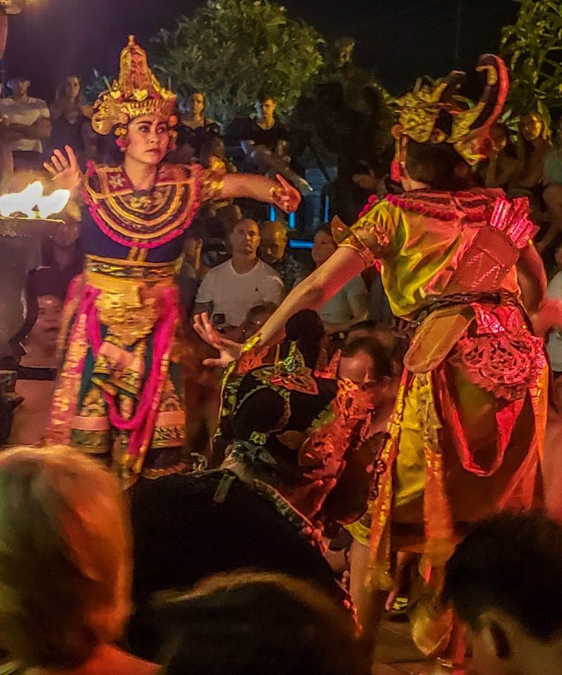 Rama and Sita in the Kecak Fire Dance