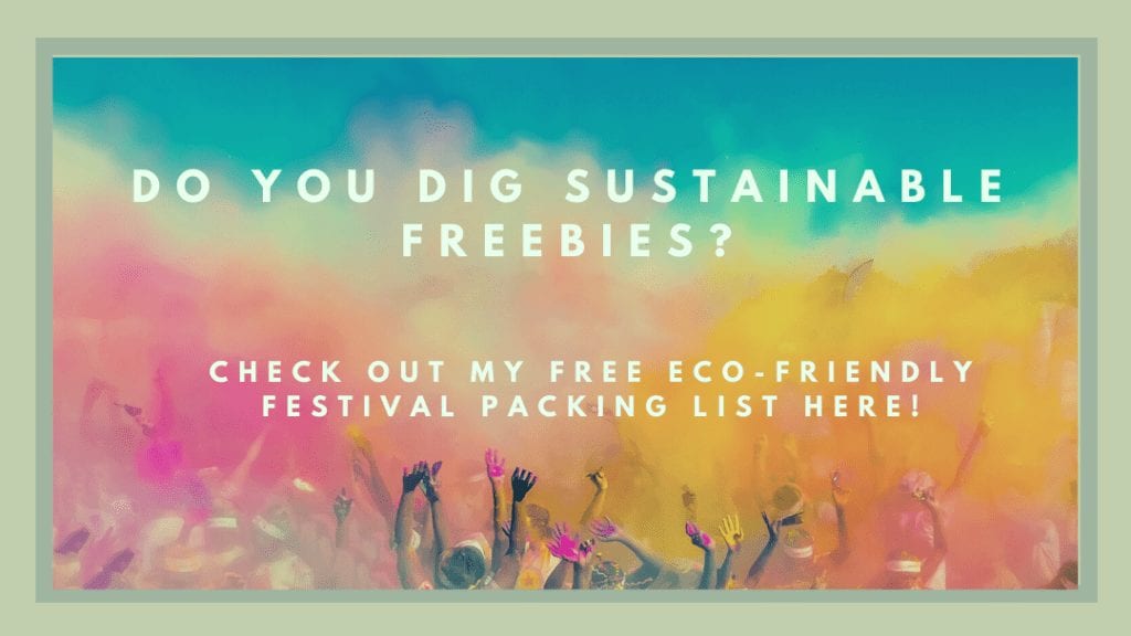 Printable, eco-friendly festival packing list